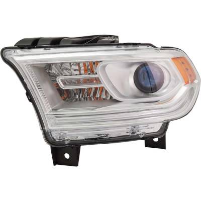 Rareelectrical - Headlight Compatible With 2016-2020 Dodge Durango 3.6L 5.7L V6 Hellcat Left Driver Side Halogen - Image 2
