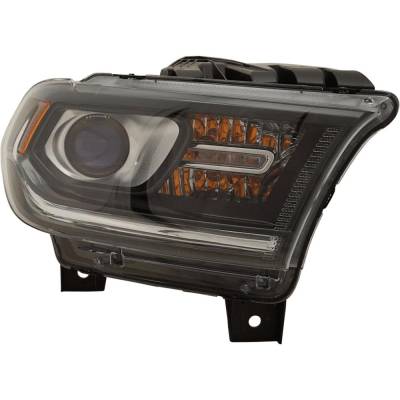 Rareelectrical - New Headlight Compatible With 2016-2020 Dodge Durango 3.6L 5.7L V6 Hellcat Right Passenger Side - Image 3