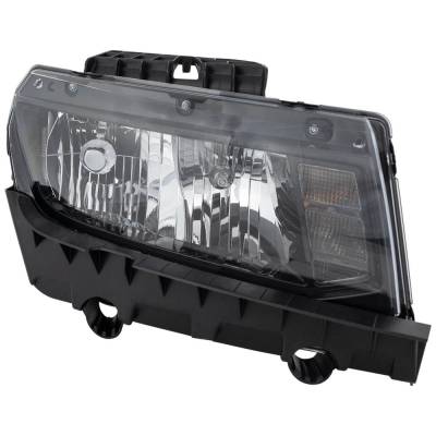 Rareelectrical - Headlight Compatible With 2014-2015 Chevrolet Camaro 3.6L 6.2L V6 Lfx L99/Ls3 Lsa Right Passenger - Image 2