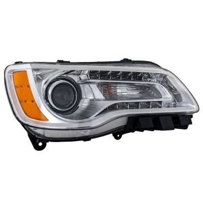 Rareelectrical - New Headlight Compatible With 2011-2014 Chrysler 300 3.6L 5.7L V6 Right Passenger Side Halogen - Image 2