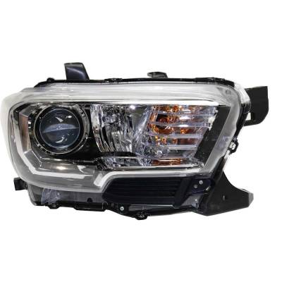Rareelectrical - Headlight Compatible With 2016-2017 Toyota Tacoma 2.7L 3.5L I4 Right Passenger Side Halogen - Image 1