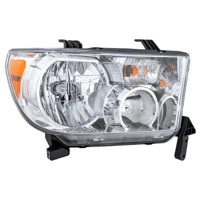 New Headlight Compatible With 2009-2013 Toyota Tundra 4.0L 4.6L V6 Right Passenger Side Halogen