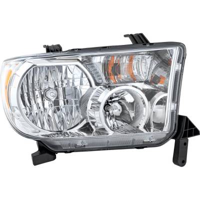 Rareelectrical - New Headlight Compatible With 2009-2013 Toyota Tundra 4.0L 4.6L V6 Right Passenger Side Halogen - Image 2