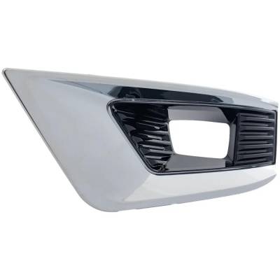 Rareelectrical - New Right Front Fog Light Trim Compatible With Nissan Armada S 8 Cyl 5.6L Armada Sv 8 Cyl 5.6L - Image 2