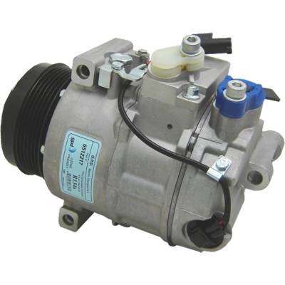 New 6-Groove Pulley A/C Compressor Compatible With Mercedes Benz G55 Amg Base 8 Cyl 5.5L Cl550