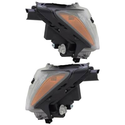 Rareelectrical - New Pair Of Headlights Compatible With Honda Ridgeline Rtl Crew Cab Pickup 2017 2018 2019 2020 By - Image 4