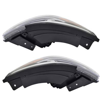 Rareelectrical - New Pair Of Headlights Compatible With Kia Sedona Lx Mini Passenger Van 2019 2020 2021 By Part - Image 3