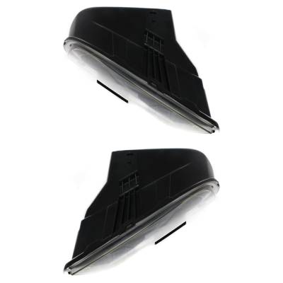 Rareelectrical - New Pair Of Halogen Headlights Compatible With Ford Mustang Bullitt Coupe 2007 2008 2009 By Part - Image 3