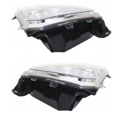 Rareelectrical - New Pair Of Halogen Headlights Compatible With Jeep Liberty Jet Sport Utility 4 Door 3.7L 2012 By - Image 5