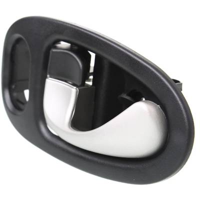 Rareelectrical - Front Left (Driver Side) Interior Door Handle Compatible With 2002-2005 Saturn Vue Black Bezel With - Image 2