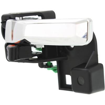 Rareelectrical - Front Or Rear Driver Side Interior Door Handle Compatible With 2011-2018 Jeep Wrangler Chrome Lever - Image 2