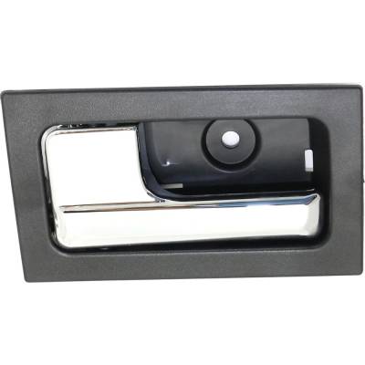 Front Or Rear Driver Side Interior Door Handle Compatible With 2009-2014 Ford F-150 Chrome Lever