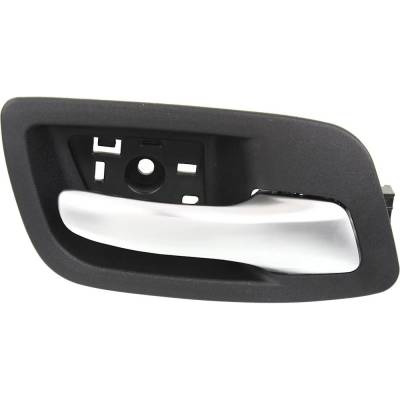 Rareelectrical - Right Rear Interior Door Handle Compatible With 2011-2023 Chrysler 300 Dodge Charger Black Bezel - Image 1