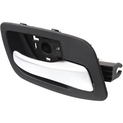 Rareelectrical - Right Rear Interior Door Handle Compatible With 2011-2023 Chrysler 300 Dodge Charger Black Bezel - Image 2