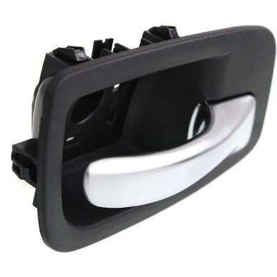Rareelectrical - Right Rear Interior Door Handle Compatible With 2011-2023 Chrysler 300 Dodge Charger Black Bezel - Image 3
