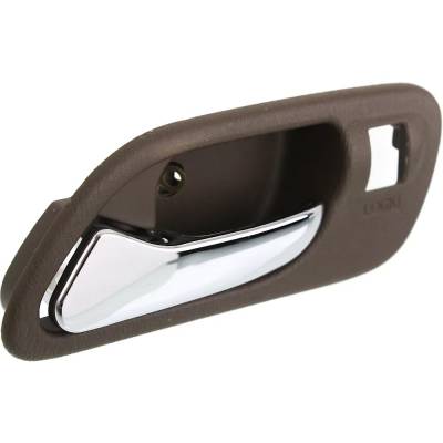 Rareelectrical - Front Driver Side Interior Door Handle Compatible With 1999-2006 Acura Tl Acura Mdx Brown Bezel With - Image 3