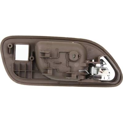 Rareelectrical - Front Driver Side Interior Door Handle Compatible With 1999-2006 Acura Tl Acura Mdx Brown Bezel With - Image 5