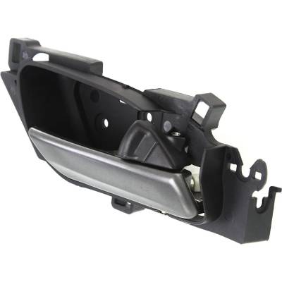 Rareelectrical - Right Front Or Rear Interior Door Handle Compatible With 2010-2013 Acura Mdx Chrome Lever With Black - Image 2