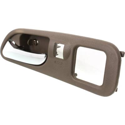Rareelectrical - Front Driver Side Interior Door Handle Compatible With 1999-2006 Acura Tl Acura Mdx Brown Bezel With - Image 2