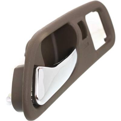 Rareelectrical - Front Driver Side Interior Door Handle Compatible With 1999-2006 Acura Tl Acura Mdx Brown Bezel With - Image 3
