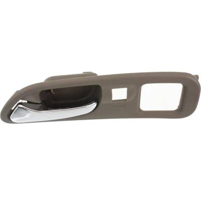 Rareelectrical - Front Driver Side Interior Door Handle Compatible With 1999-2006 Acura Tl Acura Mdx Beige Bezel - Image 4