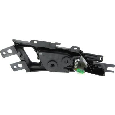 Rareelectrical - Front Driver Side Interior Door Handle Compatible With 2004-2008 Acura Tl Chrome Lever With Black - Image 5