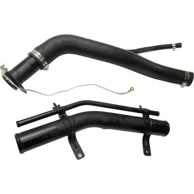 Rareelectrical - New 1 Vent Fuel Tank Filler Neck Compatible With Chevrolet Gmc Yukon Xl 1500 Slt 8 Cyl 5.3L Suburban - Image 2
