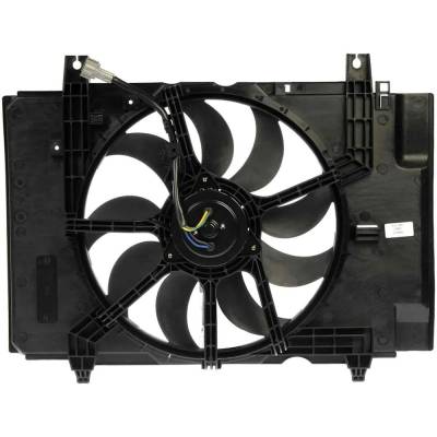 Rareelectrical - New Single Cooling Fan Assembly Compatible With Nissan Cube S 4 Cyl 1.8L Cube Base 4 Cyl 1.8L Krom - Image 1