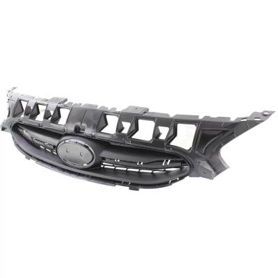 Rareelectrical - New Textured Black Grille Assembly Compatible With Hyundai Accent Sport 4 Cyl 1.6L Accent Gs 4 Cyl - Image 2