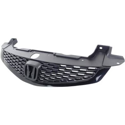 Rareelectrical - New OEM Replacement Painted Black Grille Assembly Compatible With Honda Civic Si Hfp 4 Cyl 2.4L - Image 2