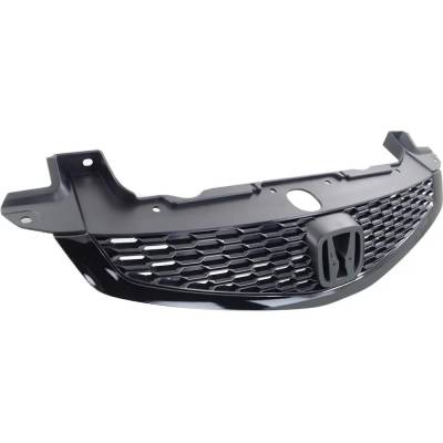 Rareelectrical - New OEM Replacement Painted Black Grille Assembly Compatible With Honda Civic Si Hfp 4 Cyl 2.4L - Image 3