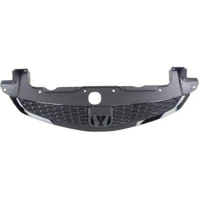 Rareelectrical - New OEM Replacement Painted Black Grille Assembly Compatible With Honda Civic Si Hfp 4 Cyl 2.4L - Image 4