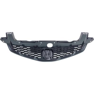 Rareelectrical - New OEM Replacement Painted Black Grille Assembly Compatible With Honda Civic Si Hfp 4 Cyl 2.4L - Image 5