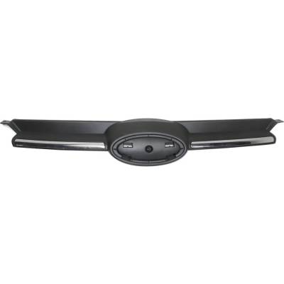 Rareelectrical - Textured Gray Grille Assembly Compatible With Ford Focus Se 4 Cyl 2.0L Focus S 4 Cyl 2.0L 2012-2014 - Image 1