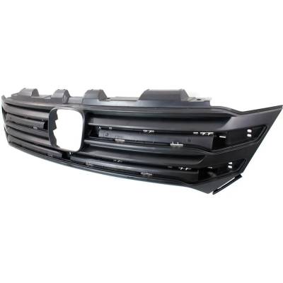 Rareelectrical - New Textured Black Grille Assembly Compatible With Honda Pilot Ex 6 Cyl 3.5L Pilot Ex-L 6 Cyl 3.5L - Image 2