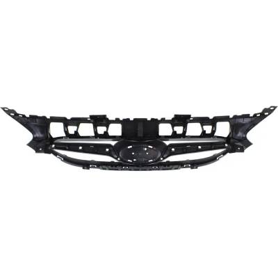 Rareelectrical - New Textured Black Grille Assembly Compatible With Hyundai Accent Gs 4 Cyl 1.6L Accent Gl 4 Cyl 1.6L - Image 5