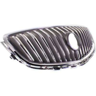 RAREELECTRICAL - New Chrome Grille Assembly Compatible With Buick Verano Turbo 4 Cyl 2.0L Verano Convenience 4 Cyl - Image 3