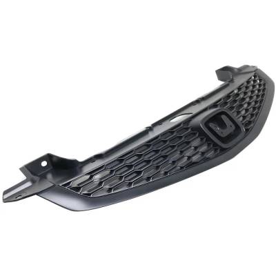 Rareelectrical - New Painted Black Grille Assembly Compatible With Honda Civic Ex 4 Cyl 1.8L Civic Dx 4 Cyl 1.8L - Image 2