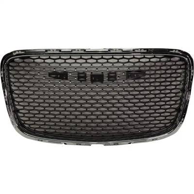 Rareelectrical - New Chrome Shell Grille Assembly Compatible With Chrysler 300 S 8 Cyl 5.7L 300 C Platinum 6 Cyl 3.6L - Image 1