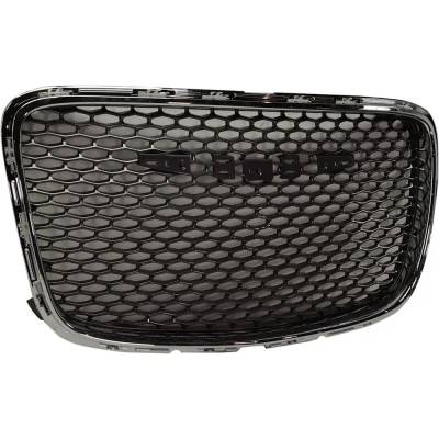 Rareelectrical - New Chrome Shell Grille Assembly Compatible With Chrysler 300 Touring L 6 Cyl 3.6L 300 C 6 Cyl 3.6L - Image 2