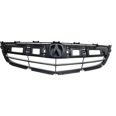 Rareelectrical - New Textured Black Grille Assembly Compatible With Acura Ilx Base 4 Cyl 2.4L Ilx Dynamic 4 Cyl 2.4L - Image 1
