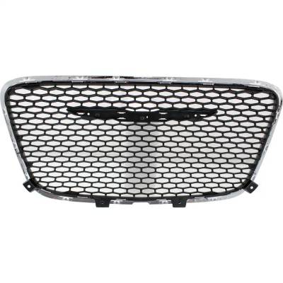 Rareelectrical - New Chrome Shell Grille Assembly Compatible With Chrysler 300 S 6 Cyl 3.6L 300 C 8 Cyl 5.7L 300 - Image 5