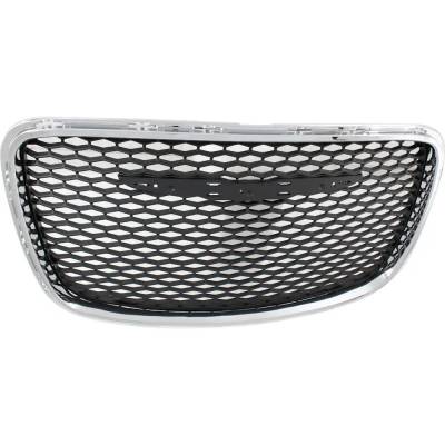 Rareelectrical - New Chrome Shell Grille Assembly Compatible With Chrysler 300 C 8 Cyl 5.7L 300 S 8 Cyl 5.7L 300 - Image 4