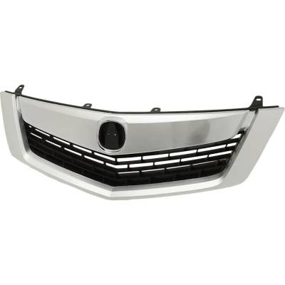 Rareelectrical - New Primed Grille Assembly Compatible With Acura Tsx Base 4 Cyl 2.4L Tsx V6 6 Cyl 3.5L 2009-2010 By - Image 2
