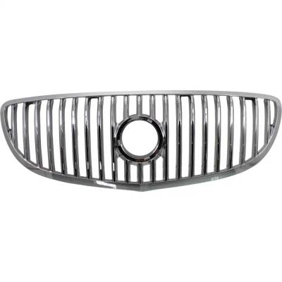 New Chrome Grille Assembly Compatible With Buick Lacrosse Cxl 6 Cyl 3.8L Allure Super 8 Cyl 5.3L