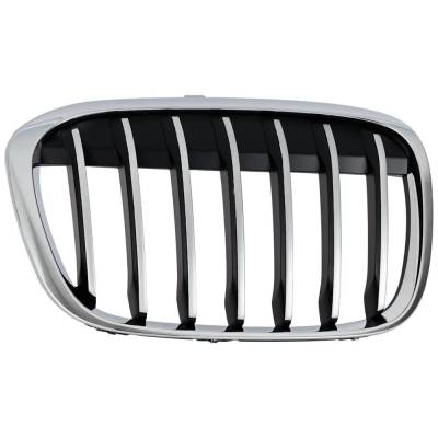 Chrome Grille Assembly Compatible With Bmw X1 Xdrive28i 4 Cyl 2.0L X1 Sdrive28i 4 Cyl 2.0L 2016-2019