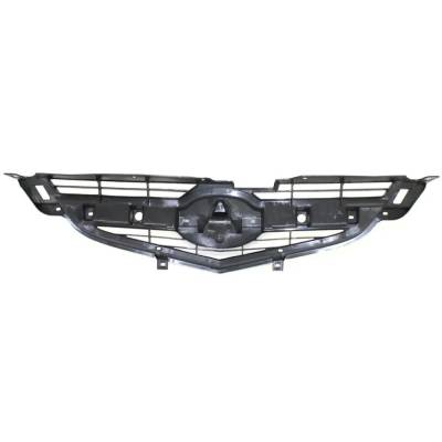 Rareelectrical - Textured Black Grille Assembly Compatible With Acura Tl Base 6 Cyl 3.2L 2004-2006 Ac1200109 - Image 4