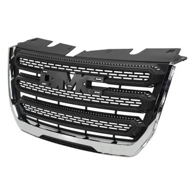 Rareelectrical - New Textured Black Grille Assembly Compatible With Gmc Terrain Sl 4 Cyl 2.4L Terrain Sle 4 Cyl 2.4L - Image 2
