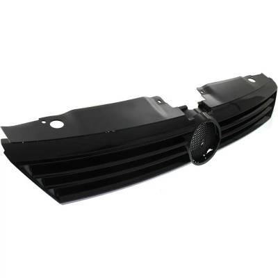 Rareelectrical - New Black Grille Assembly Compatible With Volkswagen Jetta Comfort 5 Cyl 2.5L Jetta Comfortline Tdi - Image 3