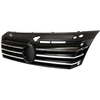 Rareelectrical - New Painted Black Grille Assembly Compatible With Volkswagen Passat Highline 4 Cyl 1.8L Passat - Image 2